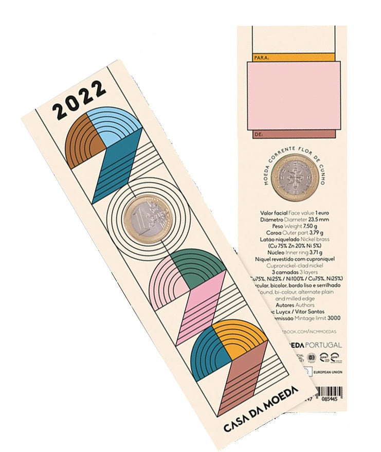 Portugal 1€ Gedenkmünze 2022