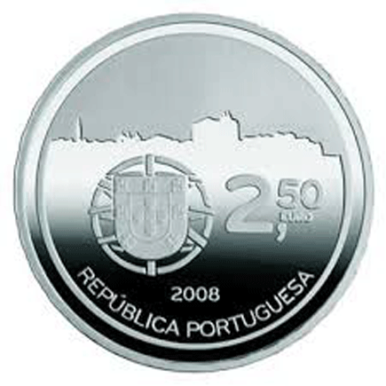Portugal 2,50 € Historisches Zentrum von Porto 2008