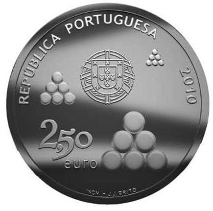 Portugal 2,50 € 200 Jahre Torres-Linien 2010