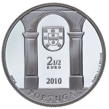 Portugal 2,5 € Terreiro do Paço Proof 2010