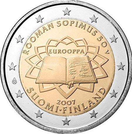 Finnland 2 € Römische Verträge 2007