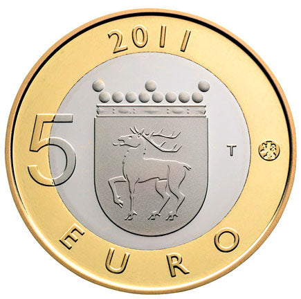 Finnland 5 € Provinz der Landinseln 2011