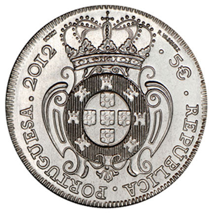 Portugal 5€ Das Stück von D.João V 2012