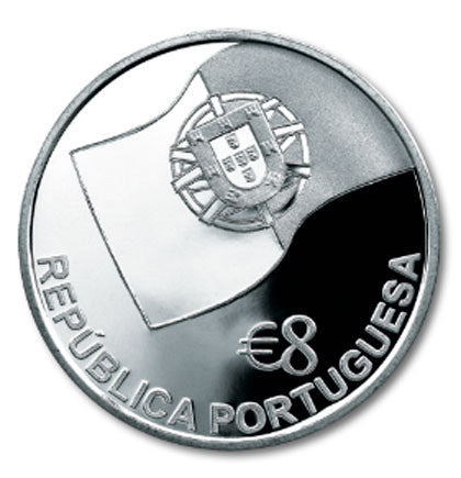 Portugal 8€ 1. Eisenbahnlinie Lissabon - Carregado 2006