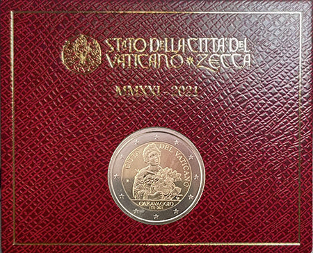 Vatikan 2€ Caravaggio 2021