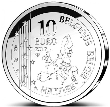 Belgien 10 € 150 Jahre Till Eulenspiegel 2017