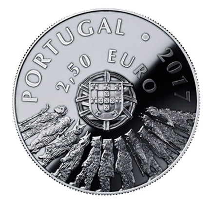 Portugal 2,5 € Caretos Trás-os-Montes Silber Proof 2017