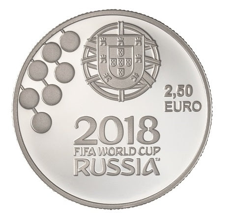 Portugal 2,50 € Fußball-Weltmeisterschaft Russland 2018
