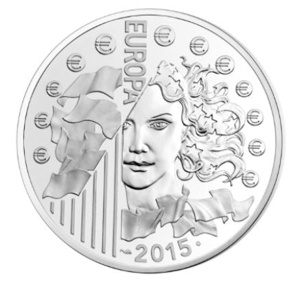 Frankreich 10 € 70 Jahre Frieden in Europa 2015