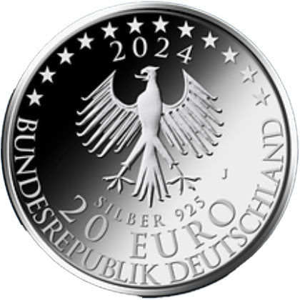 Deutschland 20 € „300. Geburtstag von Immanuel Kant“ Silber 2024