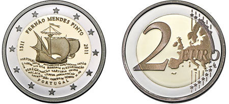 Portugal 2€ Fernão Mendes Pinto Bnc 2011