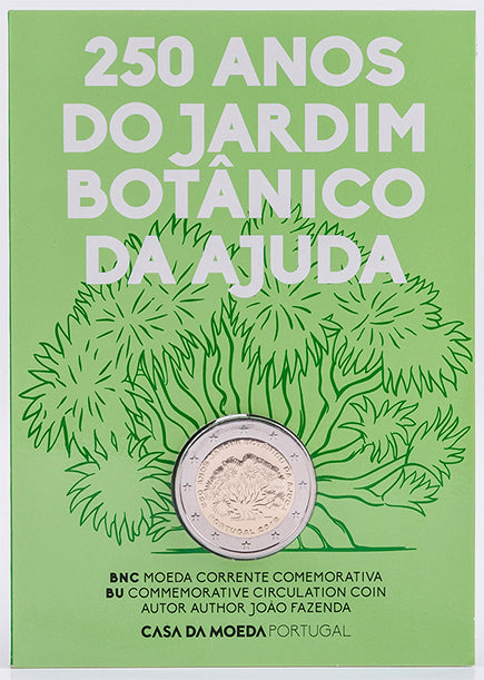 Portugal 2€ 250 Jahre Botanischer Garten 2018 BNC
