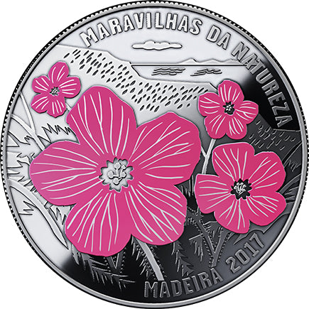 Portugal 7,50 € Proof Silber Holz 2017