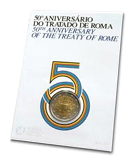 Portugal 2 € Römische Verträge 2007 Bnc